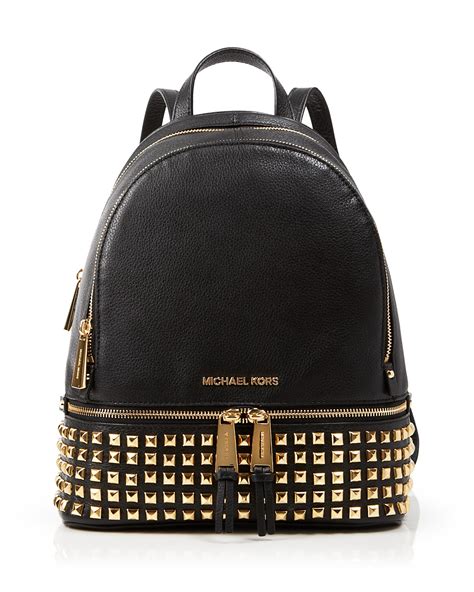 michael kors rhea ombre backpack|Michael Kors rhea studded backpack.